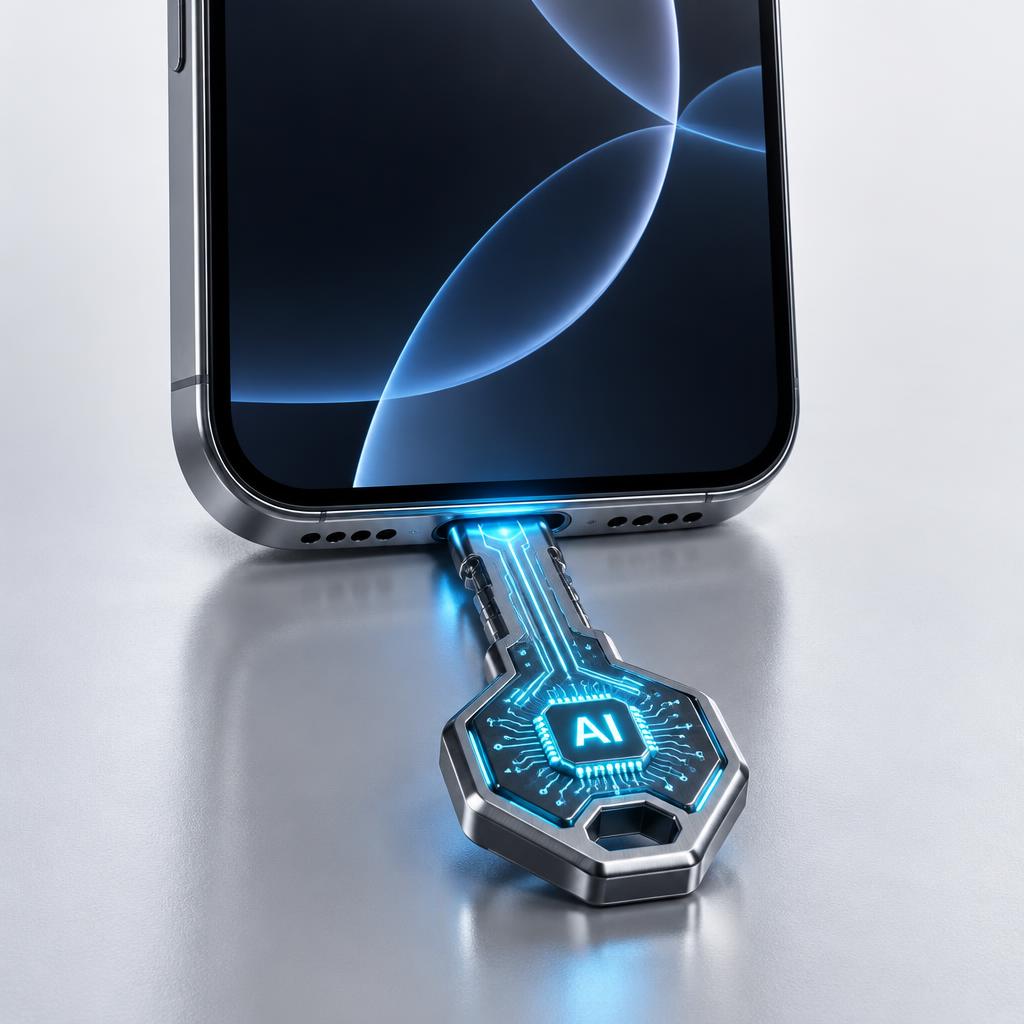 The Splitforth AI key plugging into a phone